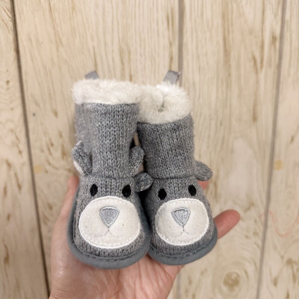 Capelli Infant Knitted Bear Boot